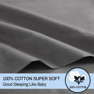 Draps de lit en coton imprimés avec logo personnalisable, qualité hôtelière et domestique, professionnels pour usage hospitalier, nouvelle arrivée - Product Image 2