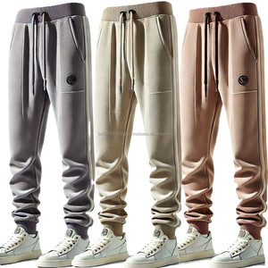 Pantalon de survêtement taille haute pour hommes coupe ample respirant vêtements de sport décontracté tricot polaire pantalon de jogging pantalon de survêtement fermeture à la taille élastique - Product Image 5