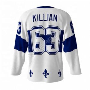 2024 nouveauté logo de marque personnalisé et numéro de vêtements d'entraînement maillot de hockey d'équipe maillot de hockey brodé personnalisé - Product Image 6