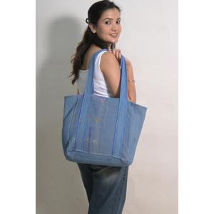 Handmade Cotton Kantha Summer Open Shoulder <b>Bag</b> Indian Boho Tote Women Grocery Shopping Market Handbag Reusable <b>Fabric</b> <b>Bag</b> - Product Image 2