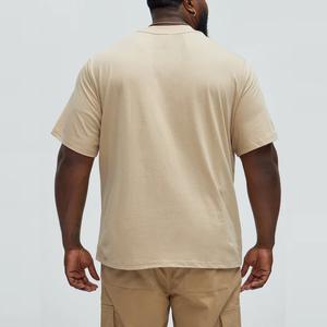 Nouveauté - Produit très vendu - T-shirt pour homme en coton 100% - Poids lourd 200g - Coupe ample - Couleur unie - Séchage rapide - Idéal pour l'été - Product Image 5