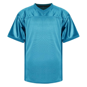 Camisetas de Fútbol Americano Personalizadas al por Mayor, Camiseta de Fútbol Americano Unisex de Alta Calidad, Manga Corta, 100% - Product Image 1