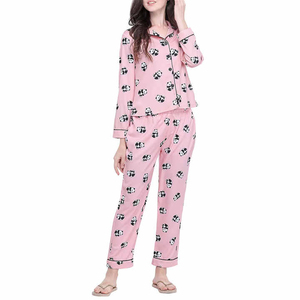 Ensemble de pyjamas légers pour femmes en modal et coton, 2 pièces, vêtements de nuit à manches courtes, tenue décontractée - Product Image 2