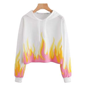Factory Direct Sale Women's Sweatshirts Hoodies with Custom Print Logo Pullovers & <b>Zip</b> <b>Ups</b> - Product Image 1