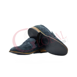 รองเท้าหนังแท้ทำมือสำหรับผู้ชาย สไตล์วินเทจ แฟชั่นรองเท้าหนังผู้ชายแบบทางการ รองเท้าโลฟเฟอร์ - Product Image 2