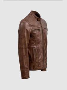 2026 Latest fashion Adjustable Price Men's Leather <b>Jackets</b> Professional Manufacture Best Quality for Men's Leather <b>Jackets</b> - Product Image 1