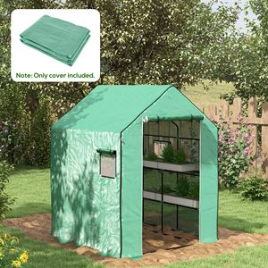Copertura di Ricambio 01 0472 per Serra da Giardino Rinforzata Anti-Strappo in PE, 140x143x190 cm - Product Image 2