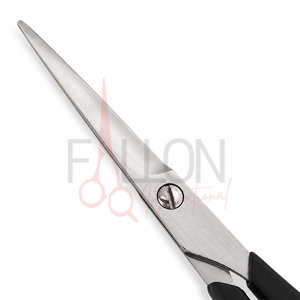 Black Red <b>Handle</b> Barber Scissors Professional Hair Cutting Scissors Stainless Steel Salon <b>Shears</b> - Product Image 3