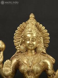 Estatua Grande de Latón |   Artesanía Metálica Pop Art, Hecha a Mano, Moderna y Ecológica, Dios Hindú de la Fortuna, Decoración para el Hogar o Templo, Regalo de Cumpleaños - Product Image 4