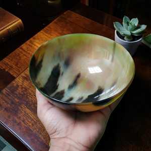 ชามสลัดทำมือจากเขาควายธรรมชาติ ชามเสิร์ฟตกแต่งขนาดใหญ่สำหรับห้องครัวและห้องรับประทานอาหาร ราคาประหยัด - Product Image 1