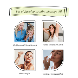 SQIN Botanicals Aceite de Masaje de Eucalipto y Menta 100% Natural, Destilado al Vapor para Relajación y Cuidado Corporal, Proveedores al por Mayor - Product Image 5