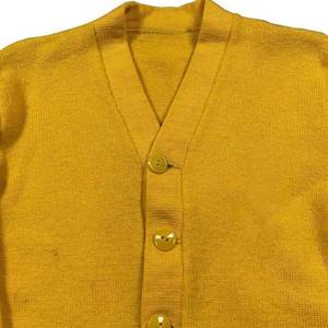 <b>Cardigan</b> <b>Sweater</b> College Style Fashion Thick Knit Custom Unisex Plus Size Casual Wholesale Autumn 100% Cotton V-neck Breathable - Product Image 2