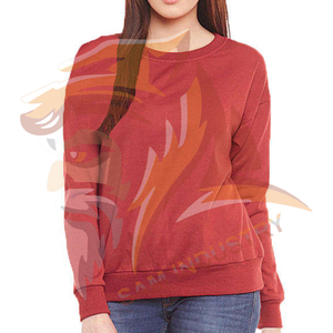 Sweat-shirts surdimensionnés en molleton de coton respirant avec logo imprimé personnalisé, best-sellers, sweat-shirts surdimensionnés pour femmes - Product Image 3