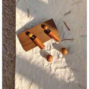Cuentas espaciadoras geométricas de madera, redondas, para joyería, manualidades y conectores - Product Image 4