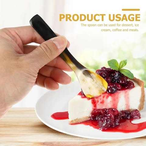 Cuchara de Cuerno para Servir, Diseño Tradicional, Cubertería de Cuerno para Restaurante, Cubertería de Cuerno Natural de Buey y Búfalo, Ágata - Product Image 3