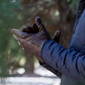 New Arrival Premium Quality Sheepskin Leather Dressing <b>Gloves</b> Casual Thermal Breathable <b>Touch</b> <b>Screen</b> Compatible 100% Fashionable - Product Image 4