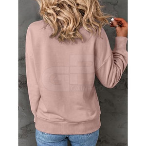 Premium <b>Women</b> <b>Quarter</b> <b>Zip</b> Sweatshirt With Soft Fabric Pullover Design For Casual Wear Outdoor Activities And Everyday Fashion - Product Image 6