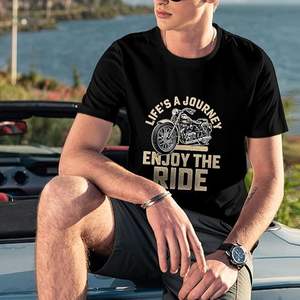 เสื้อยืดพิมพ์ลายกราฟิกตามสั่งสำหรับผู้ชายและผู้หญิง แขนสั้น ผ้าฝ้ายออร์แกนิค 100% เนื้อผ้าวอร์สเตด ดีไซน์เท่ห์ - Product Image 5