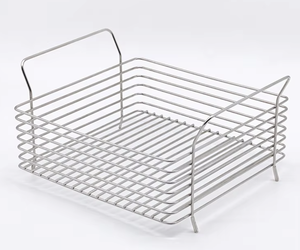 304 Stainless Steel Storage <b>Basket</b> Woven <b>Mesh</b> <b>Basket</b> Multipurpose Tote <b>Basket</b> Kitchen Bathroom Organizer - Product Image 1