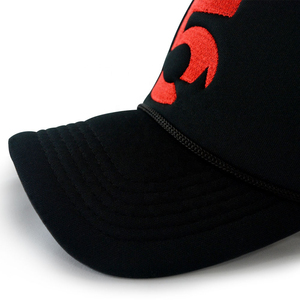Wholesale Custom Ripped Trucker Cap 5 Panel Mesh Snapback <b>Hat</b> Structured Mid Profile Curved Brim Adjustable Spring/<b>Summer</b> - Product Image 6