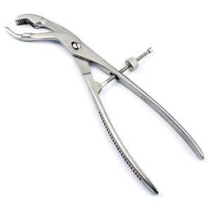 Pinzas para Sujetar Huesos VERBRUGGE de 6″ Autocentrantes con Bloqueo Rápido, Instrumento Quirúrgico Ortopédico Premium para Agarrar Huesos de Forma Segura - Product Image 2