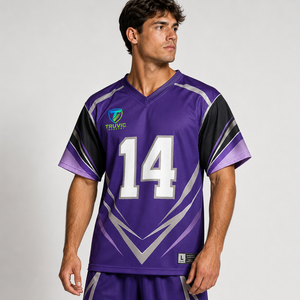 Maillot de lacrosse athlétique, matériau léger et respirant, technologie de séchage rapide, construction flexible, coutures durables - Product Image 1