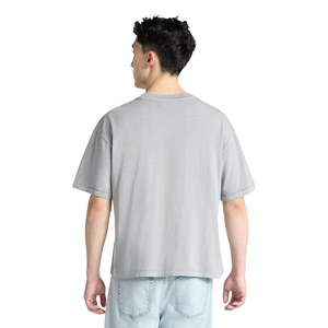 Nouveauté T-shirt en coton à imprimé graphique pour homme, col rond, manches courtes, décontracté, élégant, surdimensionné, fabriqué au Bangladesh - Product Image 6