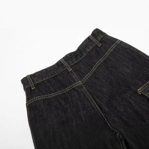 กางเกงยีนส์ผู้ชายทรงหลวมแบบใหม่มาแรง ดีไซน์เรียบง่าย คุณภาพสูง เหมาะสำหรับนักเรียน ใส่ได้ทุกวัน สไตล์ลำลอง ทรงตรง  รับตัดไซส์ตามสั่ง - Product Image 4