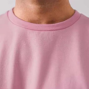 High Quality 100% Cotton 210gsm Front Custom Blank <b>Collar</b> <b>T</b>-<b>Shirt</b> Short Sleeve Advertising Men's Breathable Quick Dry Knitted - Product Image 2