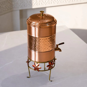 Luxury Eco-Friendly Modern Copper Water Storage Urn Artisan Crafted Beverage Dispenser Premium Tap Restaurant Hotel Home Dining - Product Image 6