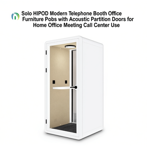 Cabina Telefónica Moderna Solo HIPOD, Muebles de Oficina con Puertas Acústicas para Oficina en Casa, Reuniones, Centro de Llamadas - Product Image 2