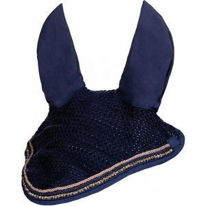 Cache-oreilles et voiles anti-mouches pour chevaux, personnalisables, multi-matériaux, de haute qualité, souples, pour l'équitation - Vente en gros, succès commercial - Product Image 4