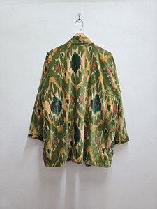 Kimono de Lujo Estilo Boho, Chaqueta de Terciopelo Floral Gris, Bata Corta de Verano, Bata de Otoño, Bata de Novia para Boda con Forro de Terciopelo - Product Image 2