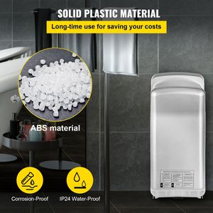 Asciugamani Elettrico a Getto d'Aria da 1800W - Asciugatore Commerciale Premium in ABS con Filtrazione HEPA, Montaggio a Parete - Product Image 4