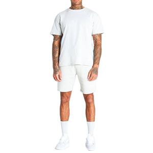 Conjuntos cortos de camiseta y pantalones cortos, chándal personalizado, ropa de calle, gimnasio, Fitness, conjuntos de hombres, conjuntos cortos desteñidos al sol, lavado ácido, verano para hombres - Product Image 1