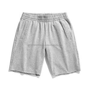 French Terry Cotton Spandex Daily Outdoor Work Training Golf Casual Athletic Workout Logo Custom Running Shorts Hombres Short - Product Image 2