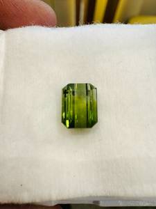 Tourmaline Bio Vertâtre Naturelle 4.03CT 9.1x7.3x6.2mm Taille Émeraude Libre Effet de Couleur/Feu pour Fabrication de Bijoux Africains - Product Image 3