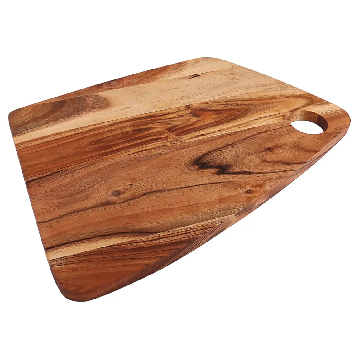 Food Grade Acacia Wood Cutting / Chopping Board Customized Wooden Serving Platter for Hotels, Restaurant & Home at Cheap Price