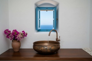 copper sink ethnic design copper <b>basin</b> royal look copper sink indian handicraft copper <b>basin</b> export product copper sink high - Product Image 5