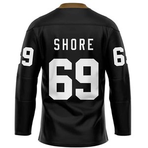 Jersey de Hockey Personalizado con Impresión por Transferencia de Calor, Transpirable, de Poliéster, para Equipos de Hockey sobre Hielo, de Secado Rápido, Antibacterial, con Protección UV - Product Image 3