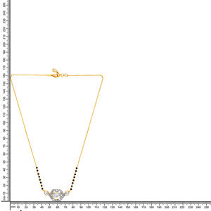GLEAMORA ENTERPRISE Pendentif tendance pour femme en or jaune 14 carats avec diamant de laboratoire taille brillant fantaisie couleur I 5,5g pour usage quotidien - Product Image 5