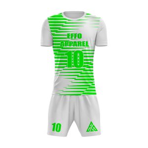Custom New Men's Jersey Football Soccer Uniforms 100% Polyester Quick Dry Breathable Hot Selling <b>Cheap</b> Latest Design - Product Image 3