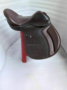 Sillín inglés de salto de cuero Premium exclusivo, nuevo diseño, sillín de caballo de estilo occidental para una conducción cómoda - Product Image 2