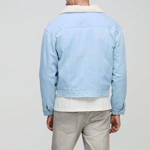 Chaqueta vaquera personalizada de secado rápido para hombre, ropa vaquera estampada con tela superior 100% algodón, ropa de moda - Product Image 3