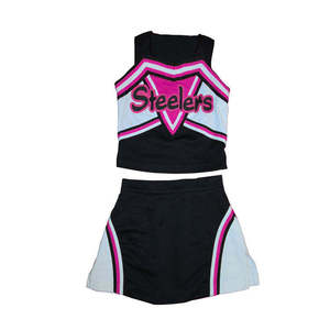 Custom Made Printed Sublimation Adult Sports Cheerleading Uniforms with <b>Rhinestone</b> <b>Top</b> High Quality Sale - Product Image 6