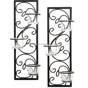 Appliques murales en métal doré pour décoration intérieure, design classique pour la maison - Product Image 1