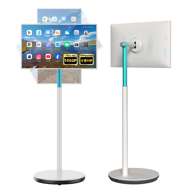 27 Inch Rotating OLED Smart Screen Touch Display with 75Hz Refresh Rate for Portable Home Entertainment and Live Streaming