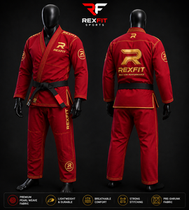 Uniforme de Jiu Jitsu Personalizado de Primera Calidad con Tejido de Perlas, Costuras Reforzadas, Uniforme de Jiu Jitsu Brasileño OEM Personalizado - Product Image 1