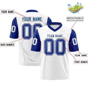 Maillot de football américain à manches courtes, nouveau design, sans motif, grande taille, prix abordable - Product Image 2