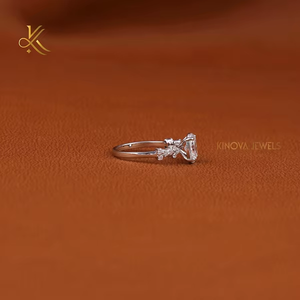 Impresionante Anillo de Compromiso con Diamante Cultivado en Laboratorio de 1.5-2.0 Quilates, Chapado en Oro, Diseño Clásico, Brillo Eterno, Joyería Elegante para Propuesta de Matrimonio - Product Image 3